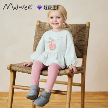 跨境malwee女童两件套秋冬新款欧美中小童秋装洋气小女孩儿童套装