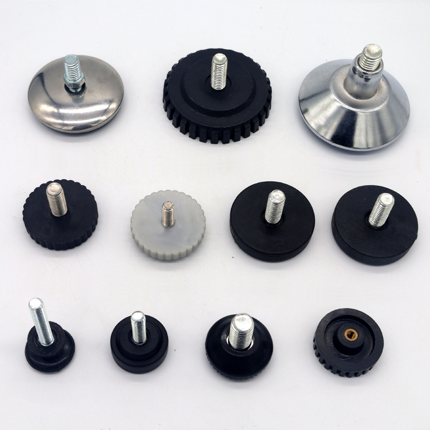 塑料旋钮各种规格螺帽旋钮健身器材配件塑胶四角梅花拧手