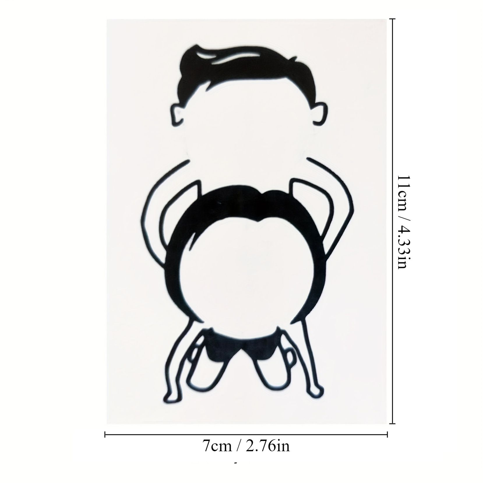 Creative Simple Cross-border Couple Plug Socket Decal Sticker, Waterproof Adhesive Prank Home Decor Wall Sticker, Wholesale