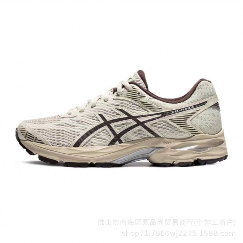 莆田純正 GEL-FLUX4 スポーツシューズ、レトロ、衝撃吸収、多用途、滑り止め、耐摩耗性、メッシュ、通気性、ランニング用|undefined