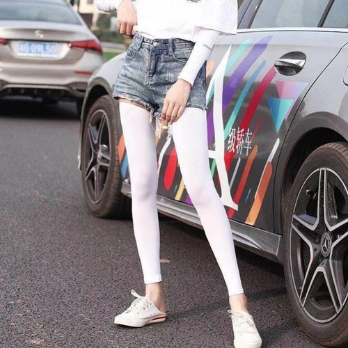 Sun protection leg sleeves for men fishing, ice silk leg sleeves for women cycling, leg protection pants for summer, leg and foot covers, cool leg socks