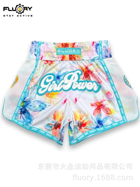 Fluory Muay Thai Shorts Sanda Fighting Boxing Training Shorts Adult Pants 2025 New Style