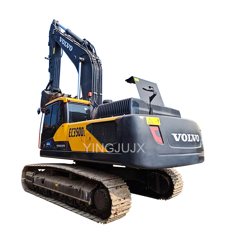 Gran Volvo EC350DL excavadora de segunda mano poderosa montaña para excavar artefactos mágicos! Comercio exterior directo.