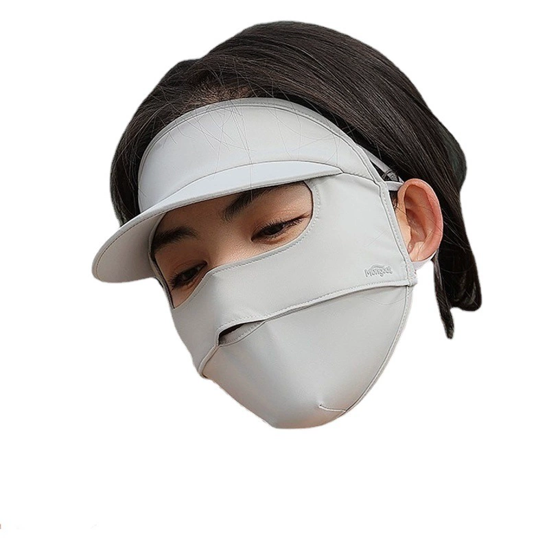 Покрытие полного лица солнцезащитная маска для лица женский ультрафиолетовый маска для лица Летняя солнцезащитная шляпа для вождения