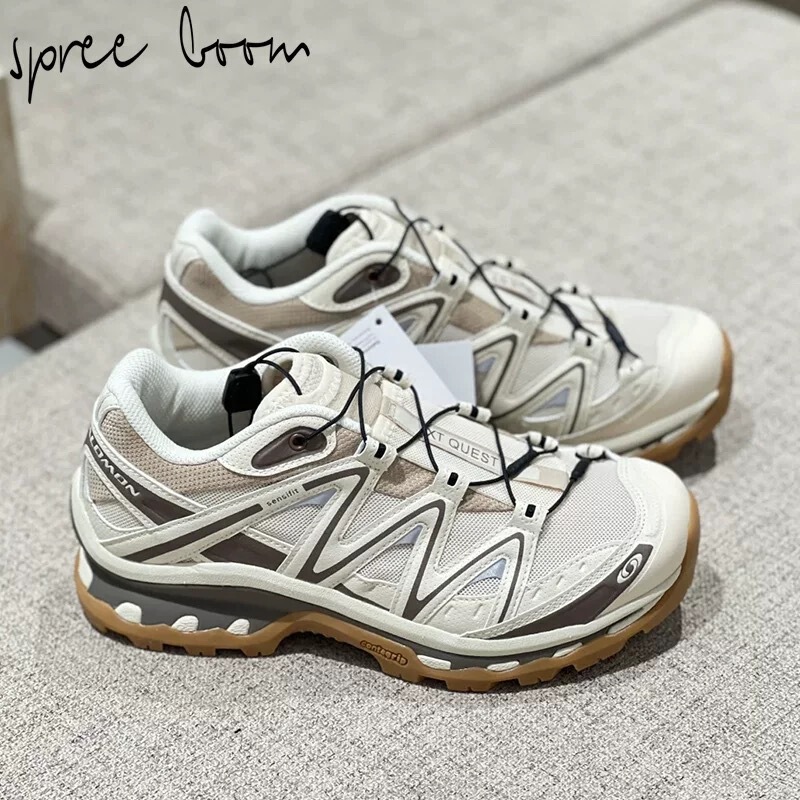 Salomon Xt-Quest Sports Casual Shoes Outdoor Trendy Shoes Unisex Versatile Mocha Brown 475413
