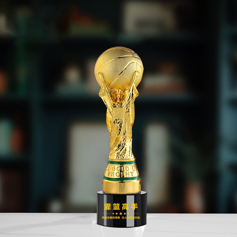 Trofeo de cristal de grabación reunión anual de competición de premios medallas de metal de madera sólida colorido trofeo de cristal impreso