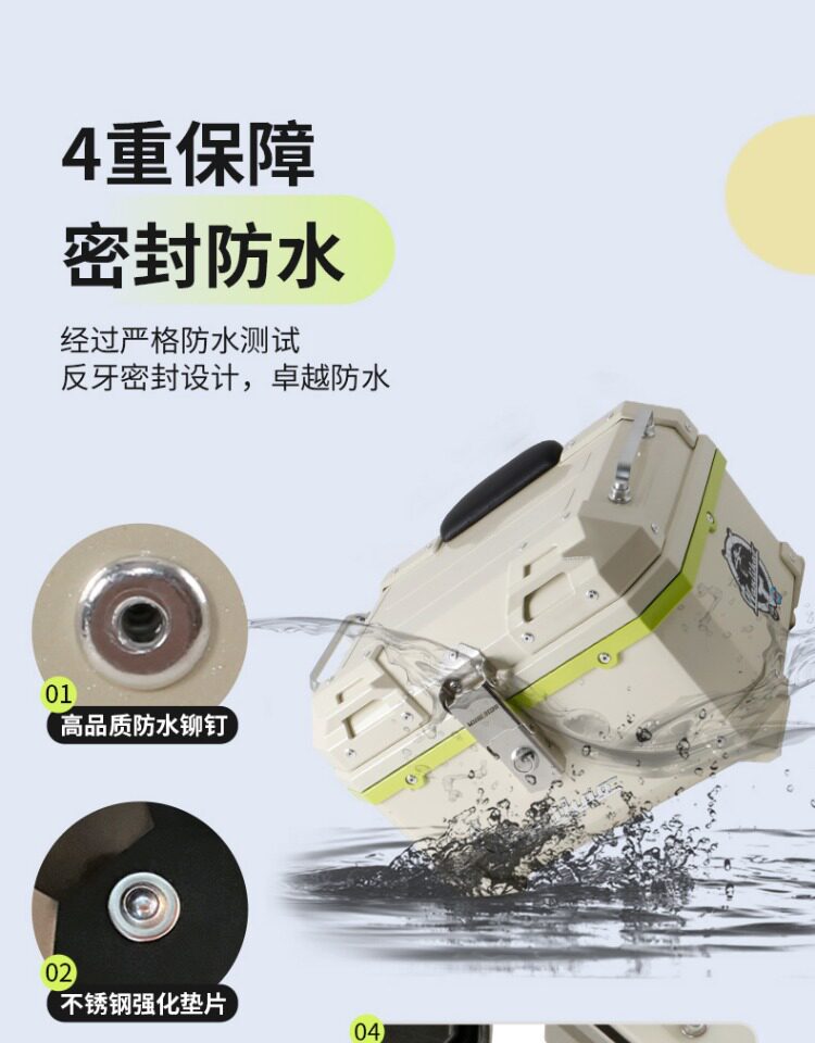Wanlihao is suitable for the No.9 F2z110 electric vehicle tail box, motorcycle trunk F2z90, non-aluminum alloy, large capacity