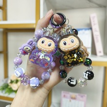 多巴胺入油拉布布系列树脂串珠卡通钥匙扣创意手机链包包情侣挂件