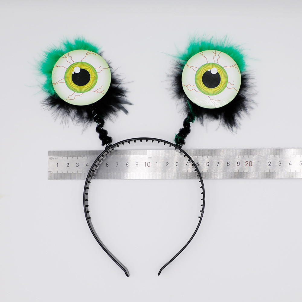 Ojos grandes, diadema de Halloween, fiesta, decoración exagerada, festival de fantasmas de primavera, mascarada, ambiente de terror, accesorios transfronterizos