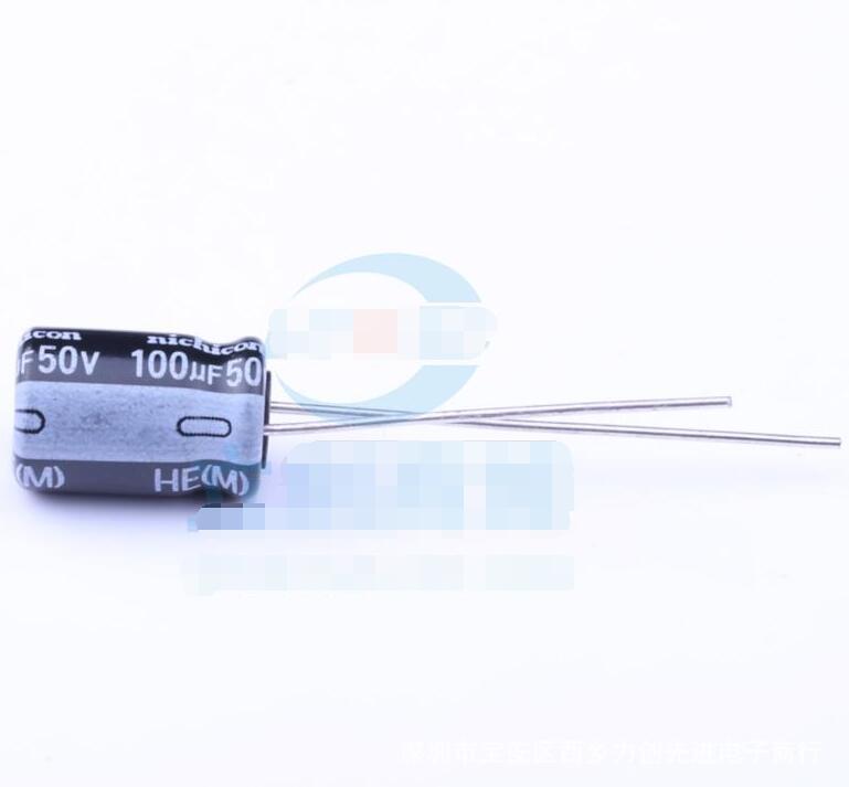 UHE1H101MPD 参数 100uF 50V 引线型铝电解电容