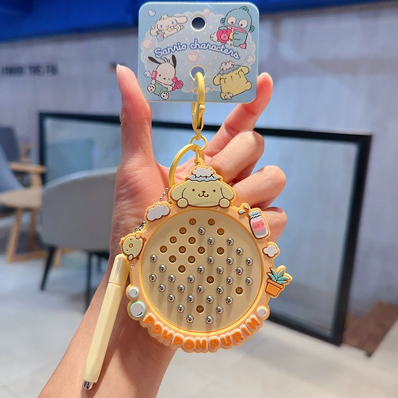 Плюшевый брелок Sanrio Hello Kitty, оригинал, мягкая подвеска 11×7.5 см, коллекционный талисман