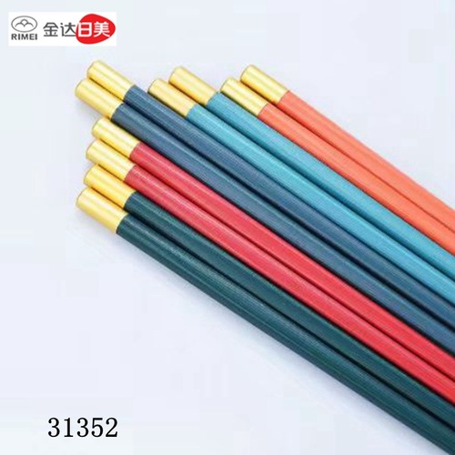 Jinda Dayme 50150 Colorful Household Alloy Chopsticks for Separate Dining, Hotel Use, High-End Tableware Alloy Chopsticks