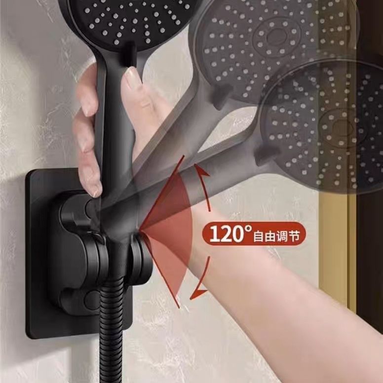 Non-drilling showerhead stand, universal bathroom, all-purpose shower head, bathroom wall-mounted flower umbrella fixed base, a magic tool undefined