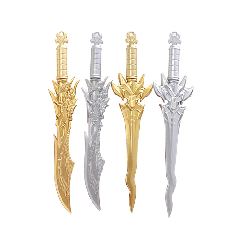 Pluma de góner con forma de arma creativa, papelería linda, espada, pluma de agua, herramienta de escritura para estudiantes, premio, regalo, pluma de góner