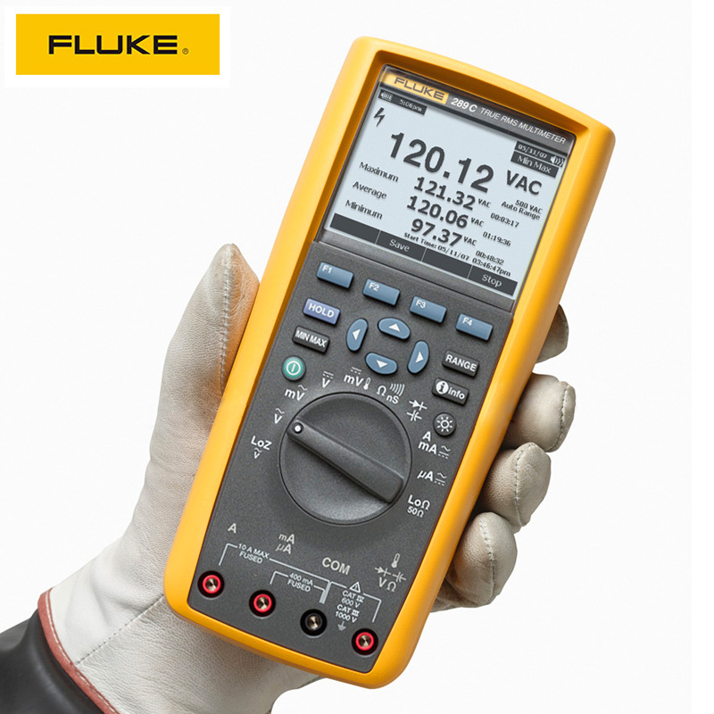 福禄克万用表F287C/FVF高精度多功能测试仪器手持万用表F289C/FVF