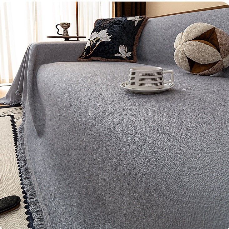 Creamwind Teddy toallas de sofá 2024 nueva manta de cubierta completa cuatro temporadas universal cubierta de sofá cojín de tela de cubierta
