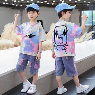 New Style Summer Clothes for Little Girls 2 to 10 Years Old, Boys' T-Shirts, Ultra-Thin Clothes