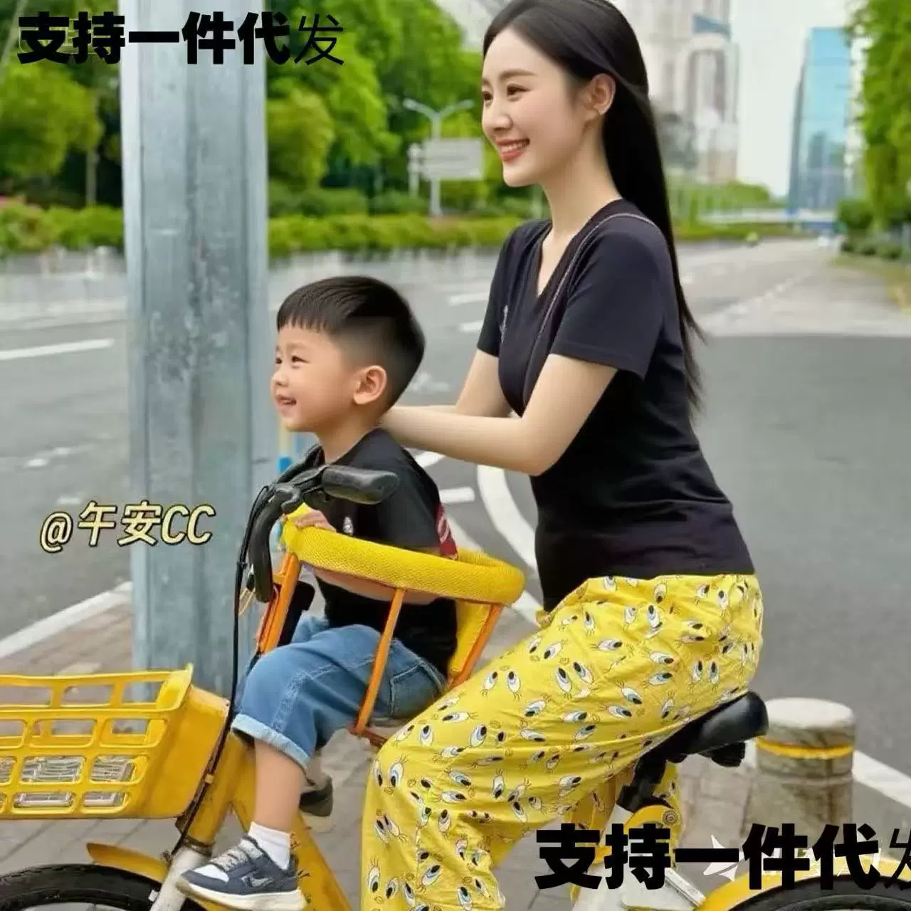 Переднее сиденье для велосипеда, детское автокресло, велосипедное очень большое детское сиденье двойного назначения, переднее подвесное заднее сиденье