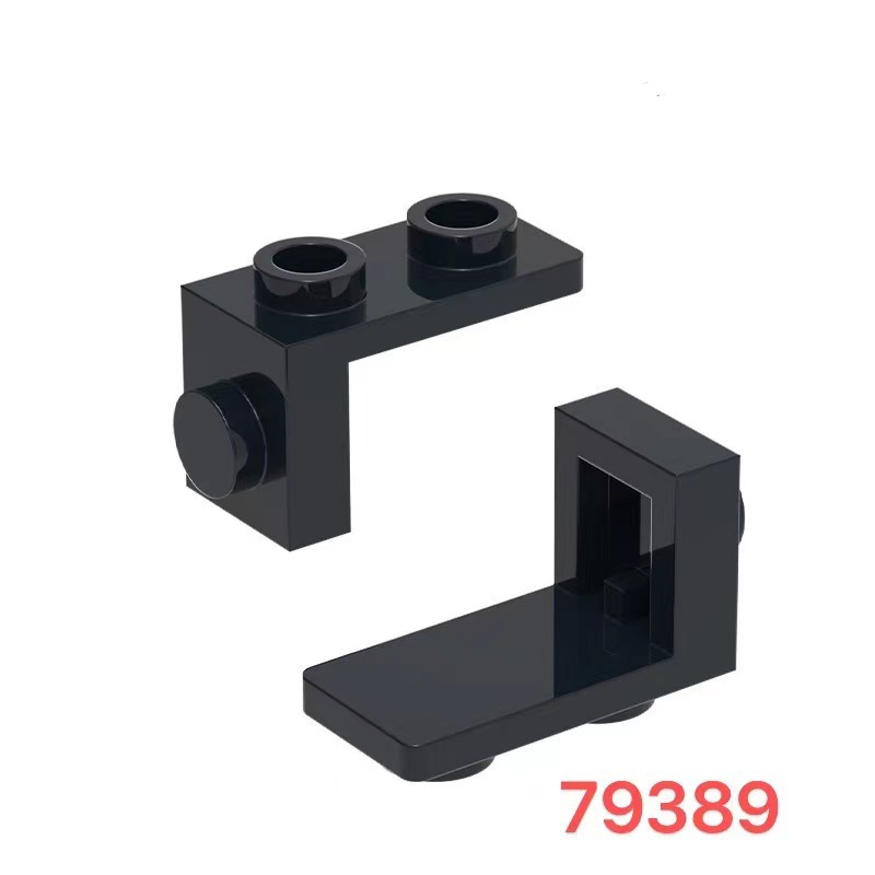 Compatible with Lego 79389 Bracket Support Piece, Corner with 1 Hole, Side with 2 Holes, Moc Science and Education Parts, Educational Building Blocks