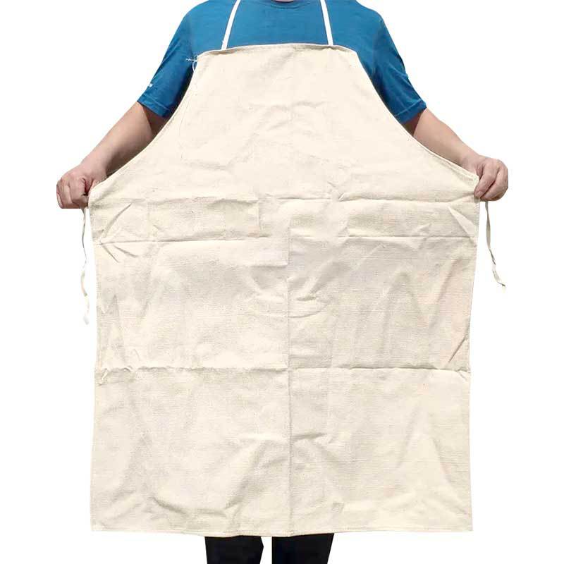 汉盾 HD-DR1158 白色帆布围裙（耐磨隔热围裙） 100件/箱