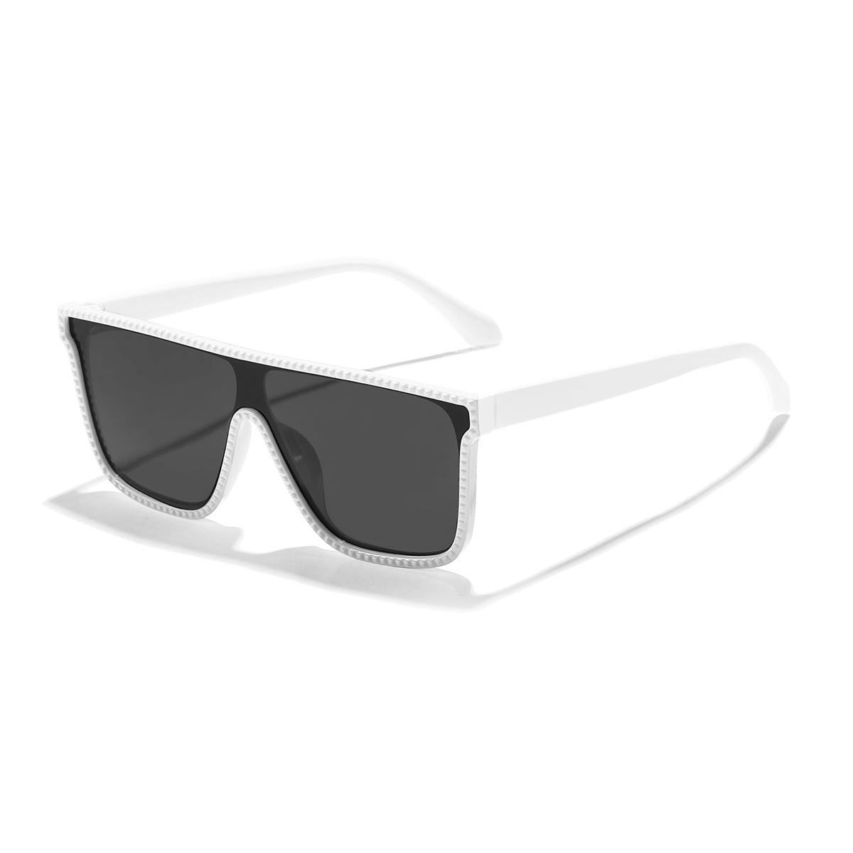 Nuevos hombres y mujeres de la misma parte superior plana elegante marco cara-mirando pequeña moda todo-fósforo gafas de sol al aire libre a prueba de sol gafas de sol