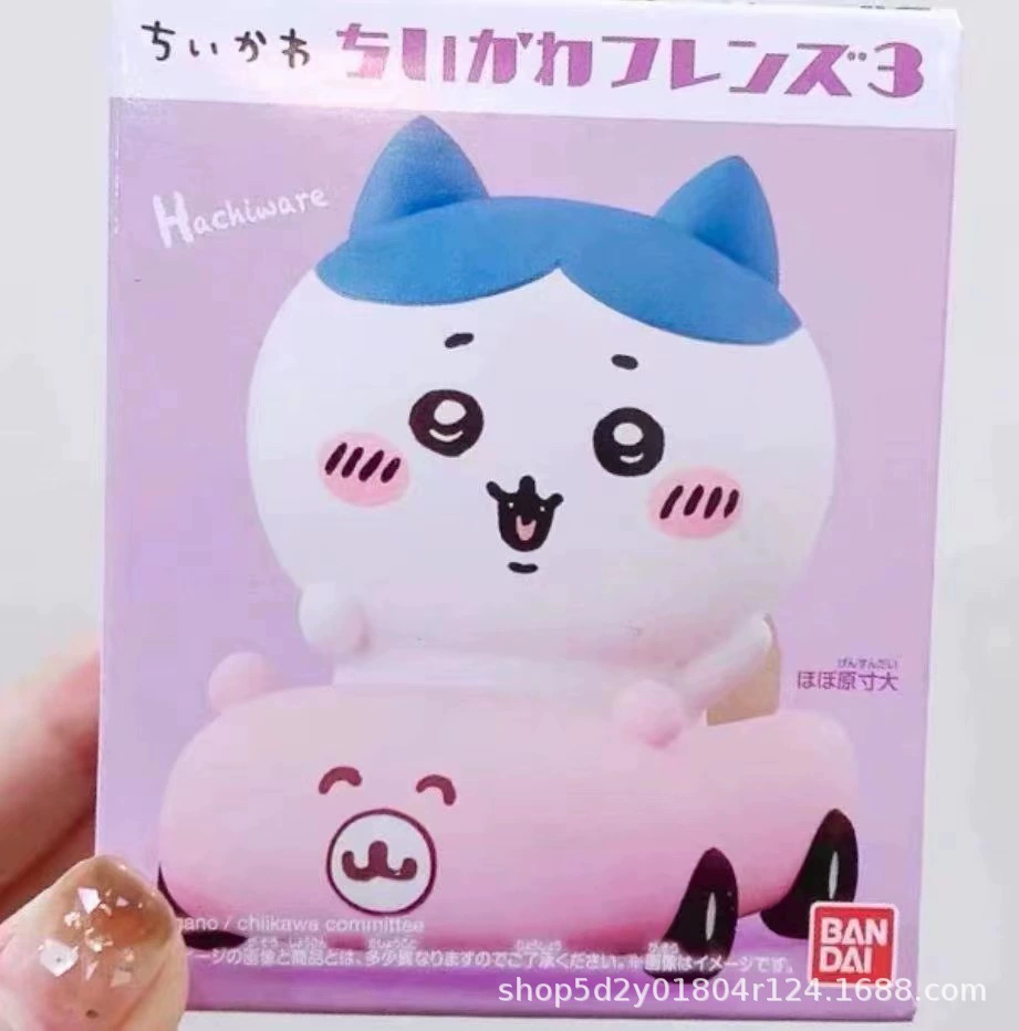 Коллекционная игрушка в слепом боксе (Chiikawa) — мини-автомобили, случайный вариант или полный набор из 8 шт., 0,05 кг