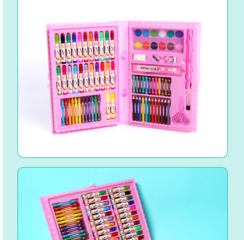 Back-to-School-Schulklassen-Geschenke 86-teiliges Aquarellstift-Set Kinder-Malset Farbstift-Set Geschenkbox Großhandel