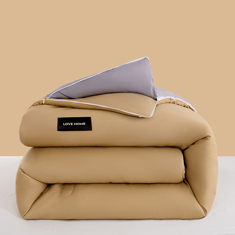 edredón de fibra de soja, edredón de invierno, edredón de invierno, edredón de algodón caliente, edredón de primavera y otoño, aire acondicionado para dormitorios individuales, general en cuatro estaciones