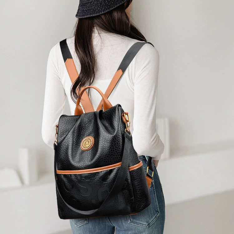 (Cross-border trading), capacious backpack, fashionable bag, high-end