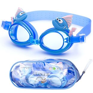 1500 Factory Direct Supply Cute Cartoon Kidsren's Swimming Goggles Kidsren's Swimming Goggles High Definition Transparent Swimming Goggles Diving