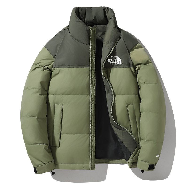 North Face Short down Jacket White Duck down Men's and Women's Couple Same Style New 2024 Winter High-End Thickened Jacket