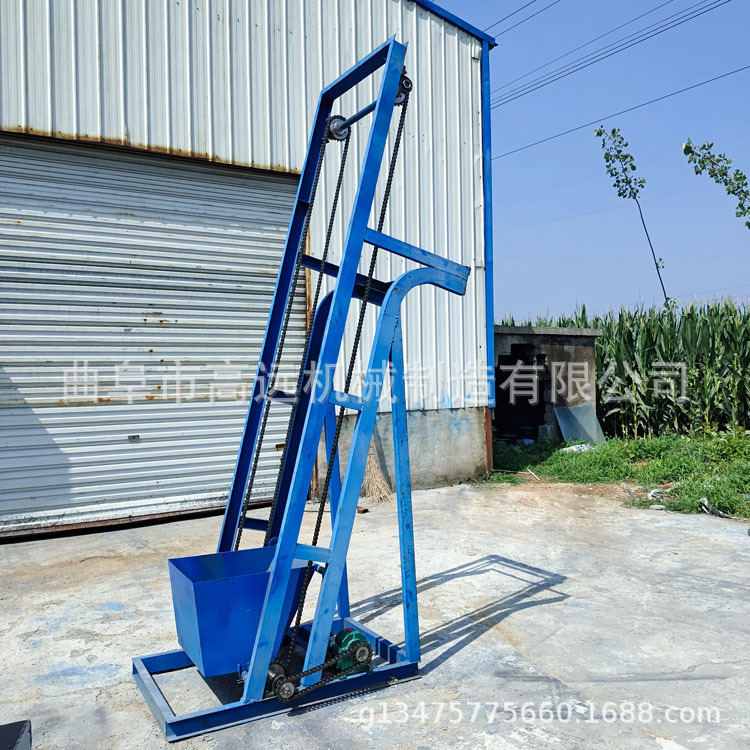自动卸料翻斗式上料机  304不锈钢单斗提升机  煤碳提料机