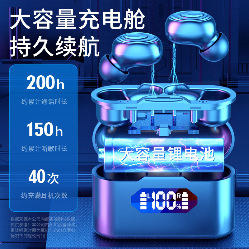 プライベートモードtws無線bluetoothイヤホンx37工場はデジタル表示ボタン充電倉庫の国境を越えた新型の起爆金を提供している|undefined