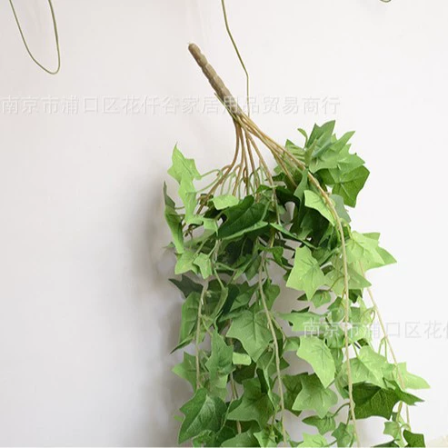 Совокупность Ivy imitation plant green leaf vine creative indoor wall hanging decoration simulation plant sweet potato vine