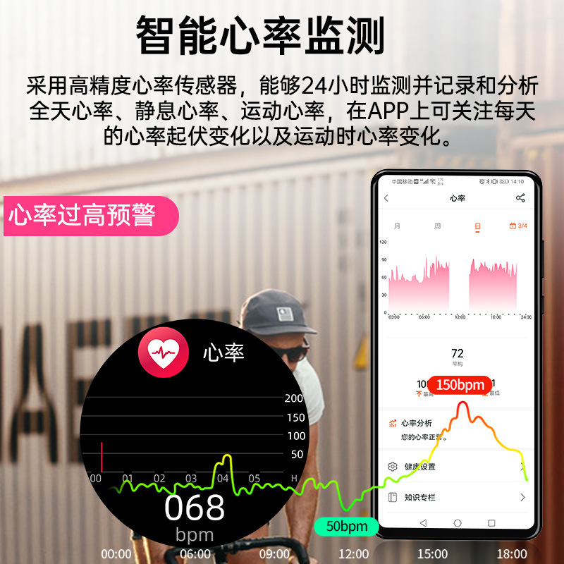 チタン合金メンズ防水 Bluetooth 接続 NFC 通話血液体温モニタリング Selfie スマート AI スポーツブレスレット|undefined