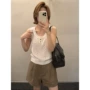 宽松镂空薄款无袖针织衫