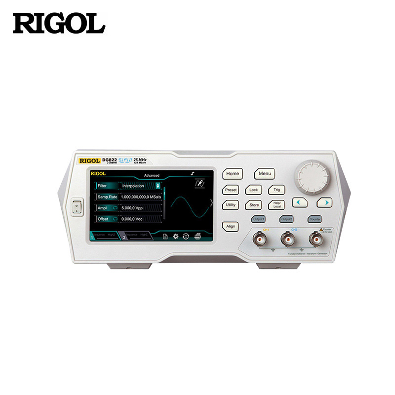 普源（RIGOL）DG822函数波形信号发生器 双通道 25MHz频率