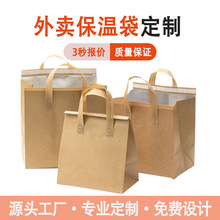 外卖保温袋无纺布手提袋奶茶打包袋蛋糕甜品一次性餐饮包装袋