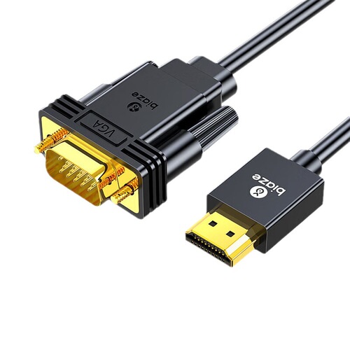 Biaz HDMI to VGA cable converter HD video adapter cable computer TV connection display projector