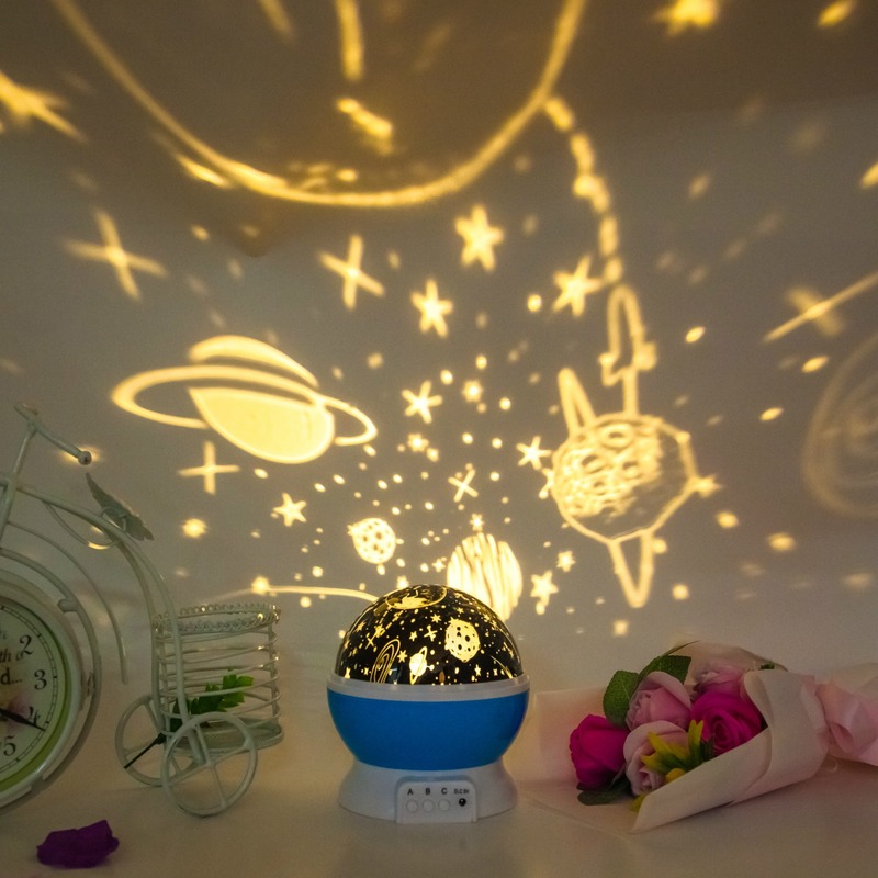 星空灯投影夜灯七彩led満天星投影灯誕生日寝室雰囲気灯usb小夜灯クロスボーダー|undefined