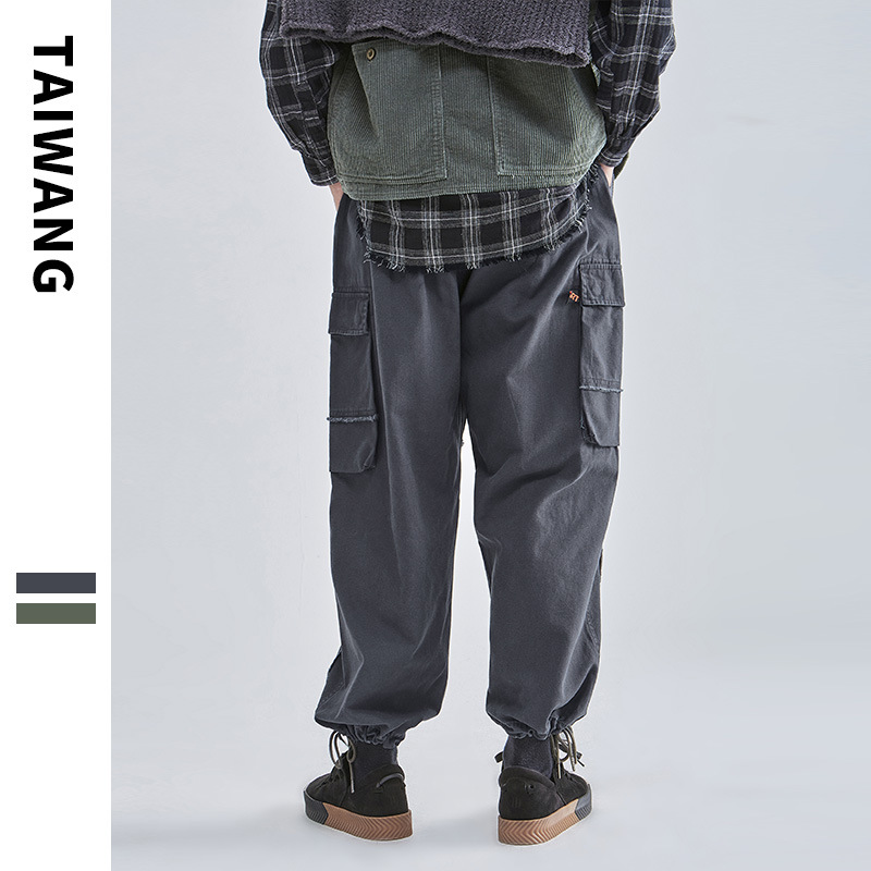 Herrenbekleidung Herrenmode Modemarke Overalls Herren Herbst Neue Herrenbekleidung Hosen Stone Mill Lose Freizeithose Herren_voghion.com