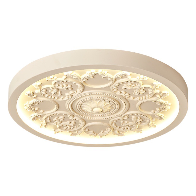 クリーム風フランス式天井灯創意シンプル彫刻デザイナーのリビングレストラン寝室書斎天井灯