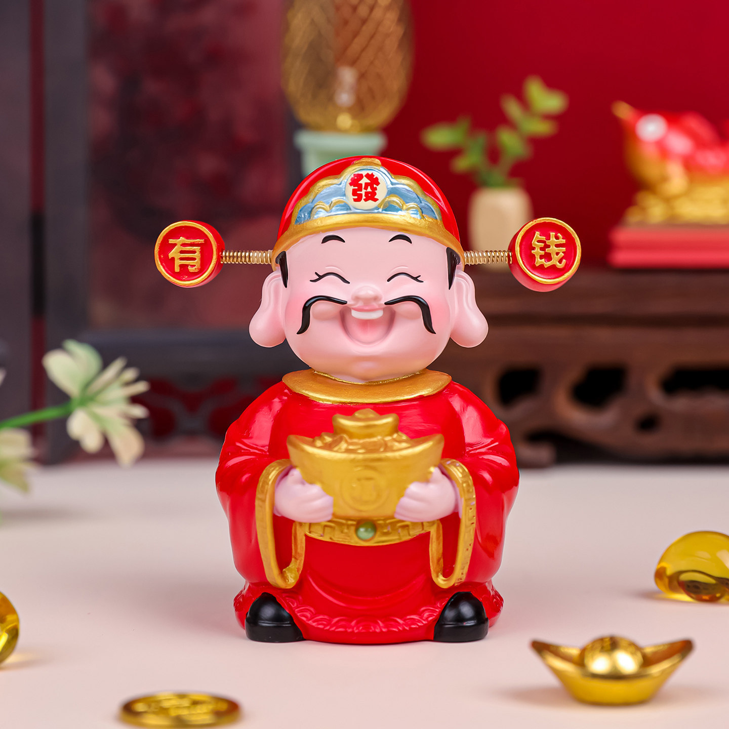 2026 Caballo Año Zodiaco Ornamento Caballo soporte de teléfono móvil Inmediatamente rico Muñeca Regalo Año del Caballo Regalo