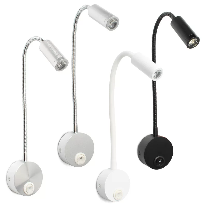 LED-чтение для кровати в отеле, световая полоса, бра