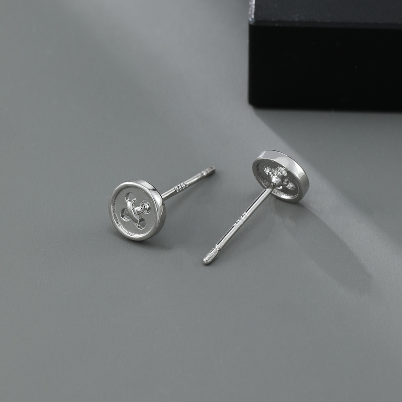 Cool Men’s Stud Earrings Minimalist Stainless Steel Hypoallergenic_voghion.com