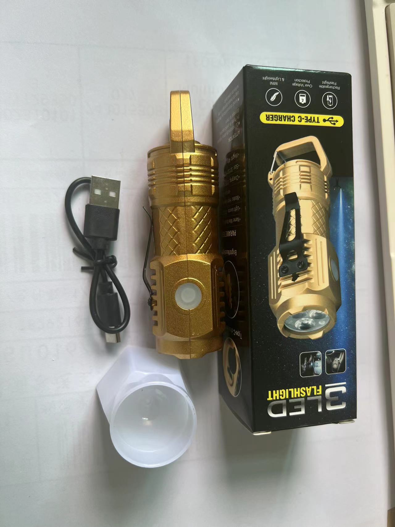 Lampshade tail hook upgraded gold