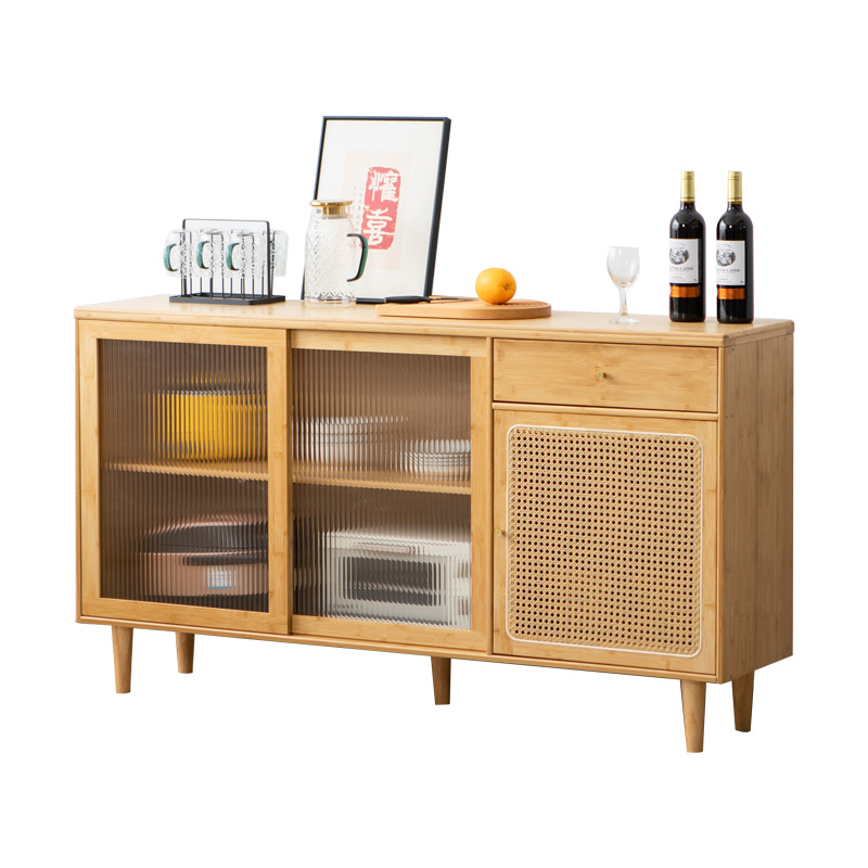 Armario de estilo japonés armario aparador bajo gabinete armario pared simple gabinete de té de madera maciza sala de estar vestuario gabinete de almacenamiento