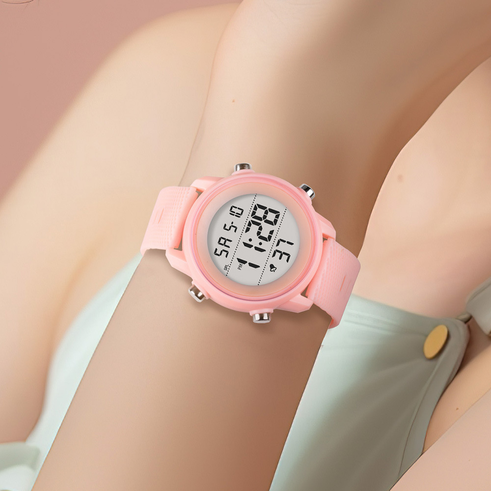 Reloj electrónico para estudiantes adolescentes y hombres deportivo al aire libre reloj electrónico multifuncional alarma de alarma de luz nocturna mayorista
