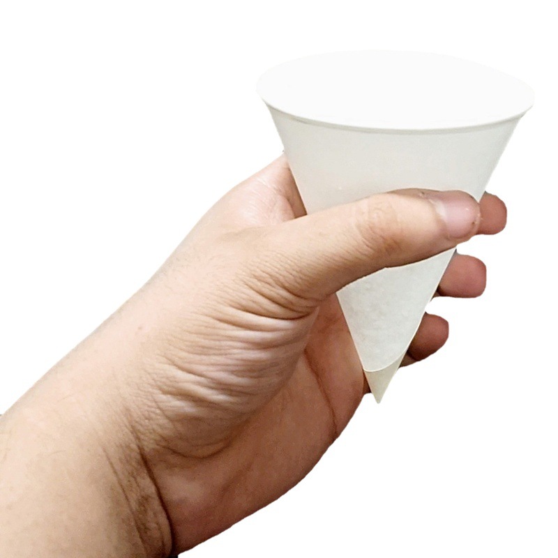 Vaso con Fondo Puntiagudo, Vaso de Papel en Forma de Cono, Vaso Cónico, 3.7, 4, 4.5, 6 Onzas, Vaso para Fiestas en el Aeropuerto, Vaso para Bebidas Frías