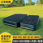 户外露营植绒床居家便携全自动气垫床自动充气野营双人加厚充气床
